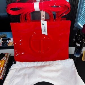 Patent Red Telfar Medium size Bag❤️❤️❤️ *comes with dust bag*